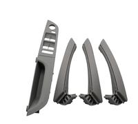 TAHDP Poignée De Porte Intérieure Complète Pour BMW Série 3 E90 E91 316 318 320 325 328i, Lot 7 Pièces, Conduite À Gauche Couvercle de poignée de porte(TitaniumLow-end 37.5)