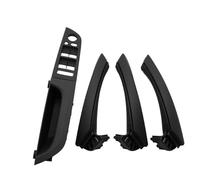 TAHDP Poignée De Porte Intérieure Complète Pour BMW Série 3 E90 E91 316 318 320 325 328i, Lot 7 Pièces, Conduite À Gauche Couvercle de poignée de porte(Black High-end 37.5)