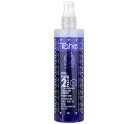 Tahe Bio-Fluid 2-Phase Après-shampoing déjaunisseur idéal pour cheveux blonds ou blancs, 300 ml