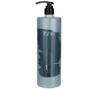 Tahe Botanic Silver Shampooing correcteur de ton idéal pour les cheveux blancs, gris ou méchés, 1000 ml