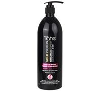 Tahe Gold Protein Masque Capillaire 3 en 1 pour des Cheveux Colorés ou avec des Mèches (1000 ml)