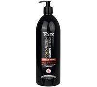 Tahe Gold Protein Shampooing Nutritif Cheveux Secs, Éclat et Douceur aux Huiles d’Argan, de Lin et d’Acides Aminés (1000 ml)