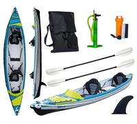 Tahe HP2 Kayak Air Brise Full Kanau Kayak Tours 2 Personnes Avec 2x Pagaie 410cm