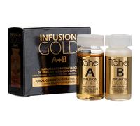 Tahe Infusion B Gold Traitement rehausseur de brillance et de nutrition capillaire, 2 x 10 ml