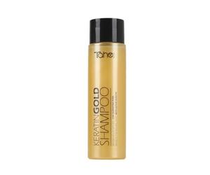 Tahe Keratin Gold Shampooing avec Kératine pour des cheveux plus lisses (300 ml)