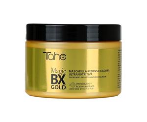 Tahe Magic BX Gold Masque Redensifiant Ultra-nourrissant idéal pour cheveux secs et abîmés, 300 ml