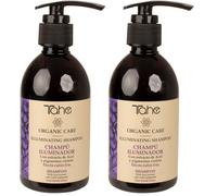 Tahe Organic Care Shampooing illuminateur Illuminating pour un effet blond froid, 300 ml (Lot de 2)