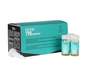 Tahe Peptide T98 Concentré anti-chute densifiant végan aux multi-peptides, Formule 99% naturelle, 6 x 10 ml