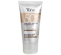 Tahe Sun Protect Crème solaire teintée pour visage avec protection solaire SPF 50+, Couleur 02, 50 ml
