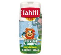 TAHITI - Gel Douche Enfant Douceur Exotique, Nettoie Corps et Cheveux en Douceur (300 mL) - Lot de 4 - vendu par Lot