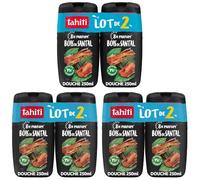 TAHITI - Gel Douche Parfum 8h Bois de Santal - 250 ml x2 (Lot de 3)