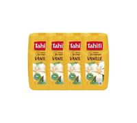 Tahiti - Gel douche - Parfum 8H - Vanille - Format 1 mois - 4x250ml