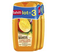 TAHITI - Gel Douche Tahiti Mangue & Huile de Coco - Formule à Base d'Ingrédients d'Origine Naturelle - Lot de 3 x 250 ml