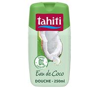 TAHITI - Gel douche Tahiti Paradis 0% Eau de Coco - Sans Savon ni Colorant - pH Neutre - Enrichi d'agent hydratant - Flacon de 250 ml