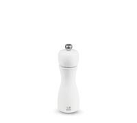 Tahiti Moulin À Sel Manuel En Bois Couleur Blanc Mat 15 Cm