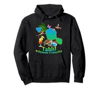 Tahiti Polynésie Française Cocktail Ananas Colibri Tortue Sweat à Capuche