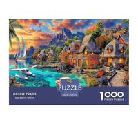 Tahiti Puzzle 1000 Pièces pour Tous Âges - Jeu Éducatif en Papier Recyclé, Défi Et Décoration pour La Maison 70x50cm/1000pcs