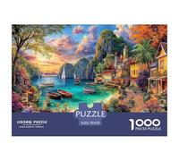 Tahiti Puzzle 1000 Pièces pour Tous Âges - Jeu Éducatif en Papier Recyclé, Défi Et Décoration pour La Maison 70x50cm/1000pcs