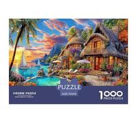 Tahiti Puzzle 1000 Pièces pour Tous Âges - Jeu Éducatif en Papier Recyclé, Défi Et Décoration pour La Maison 70x50cm/1000pcs
