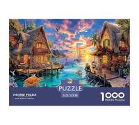 Tahiti Puzzle 1000 Pièces pour Tous Âges - Jeu Éducatif en Papier Recyclé, Défi Et Décoration pour La Maison 52x38cm/1000pcs