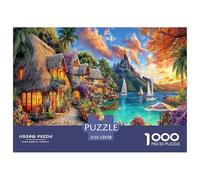 Tahiti Puzzle 1000 Pièces pour Tous Âges - Jeu Éducatif en Papier Recyclé, Défi Et Décoration pour La Maison 52x38cm/1000pcs