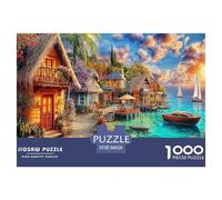 Tahiti Puzzle 1000 Pièces pour Tous Âges - Jeu Éducatif en Papier Recyclé, Défi Et Décoration pour La Maison 38x26cm/1000pcs