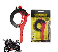TAHJOS Regulateur Vitesse Moto, Aide Universelle D'Accélérateur De Moto,Poignée De Pince De Contrôle De Croisière D'Assistance De Verrouillage De Moto En Abs, Régulateur De Vitesse Pour Moto (Noir)