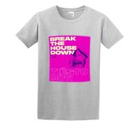 TAI BANG Men's T-Shirt Tiesto Break The House Down Black L