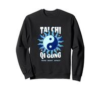 Tai Chi Arts Martiaux Ying Yang Qi Gong Équilibre Respiration Sweatshirt