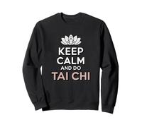Tai Chi Body Mind Wellness Meditation Keep Calm Spiritual Sweatshirt