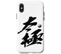 Tai Chi Calligraphie Chinoise Arts Martiaux Ying & Yang Coque pour iPhone X/XS