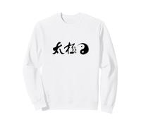 Tai Chi Calligraphie Chinoise Yin Yang Arts Martiaux Flux Sweatshirt