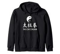 Tai Chi Chuan Yin Yang 太极拳 Arts Martiaux, Énergie & Harmonie Sweat à Capuche