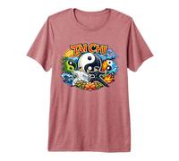 Tai Chi, feu et Eau T-Shirt Haut de Gamme
