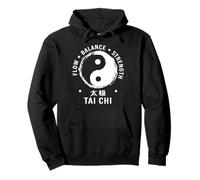 Tai Chi Flow Balance Strength Yin Yang Arts Martiaux Sweat à Capuche