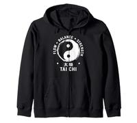 Tai Chi Flow Balance Strength Yin Yang Arts Martiaux Sweat à Capuche