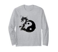 Tai Chi Flow State Tao Yin Yang Dragon Lunaire Nouvel an Manche Longue