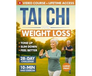 Tai Chi for Weight Loss: 28-Day Challenge with Simple 10-Minute Daily Routine & Low-Impact Exercise for Seniors to Help You Slim Down, Tone Up, and Feel Better