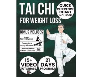 TAI CHI FOR WEIGHT LOSS: Step-by-Step Illustrated Exercises, Proven 10-Minute Routines to Improve Balance, Prevent Falls, and Reshape Your Body with 21 Days Program