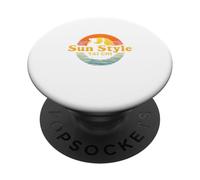 Tai Chi Style Soleil PopSockets PopGrip Adhésif