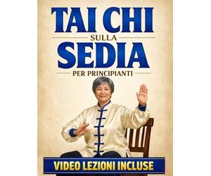 Tai Chi sulla Sedia per Principianti: Routine Semplici da 10 Minuti al Giorno per Migliorare Equilibrio, Mobilità e Forza con un Programma di 28 Giorni, Video Tutorial ed Esercizi Illustrati
