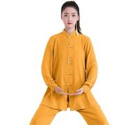 Tai Chi Uniformes Kung FU Costume Arts Martiaux Costume Tenue, Uniformes Traditionnels Chinois pour Tai Chi Et Wing Chun Costume, Ample, Convient Aux Exercices Matinaux F,XS