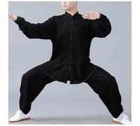 Tai Chi Vêtements Loisirs Respirant Coton Et Lin Tenue De Tai Chi Kung Fu Et Qi Gong Taekwondo Arts Martiaux Costume Traditionnels Chinois pour Homme Femme Costume Chinois G,S