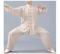 Tai Chi Vêtements Loisirs Respirant Coton Et Lin Tenue De Tai Chi Kung Fu Et Qi Gong Taekwondo Arts Martiaux Costume Traditionnels Chinois pour Homme Femme Costume Chinois E,XXL