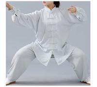 Tai Chi Vêtements Loisirs Respirant Coton Et Lin Tenue De Tai Chi Kung Fu Et Qi Gong Taekwondo Arts Martiaux Costume Traditionnels Chinois pour Homme Femme Costume Chinois D,S