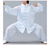 Tai Chi Vêtements Loisirs Respirant Coton Et Lin Tenue De Tai Chi Kung Fu Et Qi Gong Taekwondo Arts Martiaux Costume Traditionnels Chinois pour Homme Femme Costume Chinois C,XS