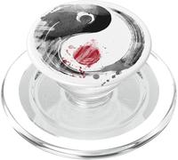 Tai Chi Yin Yang Cinq Éléments Bagua Chinois Wushu Feng Shui PopSockets PopGrip pour MagSafe