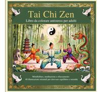 Tai Chi Zen Libro da colorare antistress per adulti: Mindfullnes, meditazione e rilassamento 40 illustrazioni orientali per ritrovare equilibrio e serenità