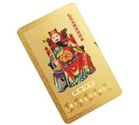 Tai Sui 2025 - Carte Tai Sui pour l'année du serpent | Chinese Copper Blessing Card for Luck Protection Wealth Harmony Success | Lunar New Year Wallet Charm for Men Women
