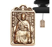 Tai Sui Amulettkarte 2024, kinesische Talismankarten | Glücks-Amulett-Schlüsselanhänger im chinesischen Stil, Karte | Metall Ornamente Schutzkarten bringen Glück für